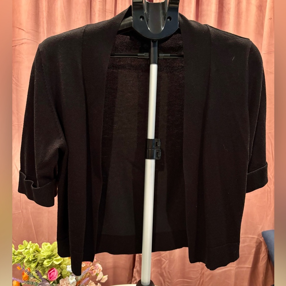 Elegant Black Women's Cardigan from 89th & Madison